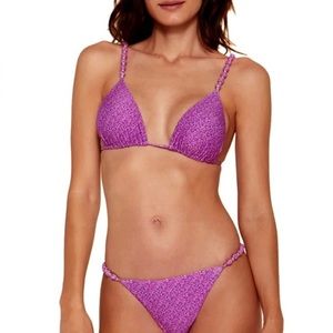 NWT Vix Bikini SET Lyra Beads Bikini Top and Bottom Set SIZE Small